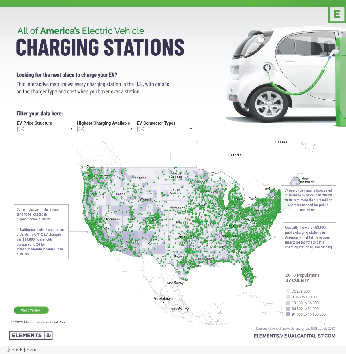 Here’s Every EV Charging Station Across The US - Phil Stock World